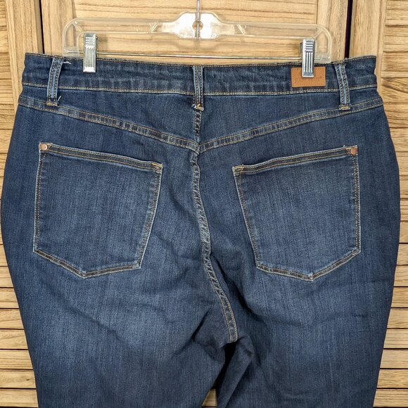 Judy Blue Carson City Flare Fit Dark Blue Denim Jeans JB8897 Size 20W - Picture 11 of 15